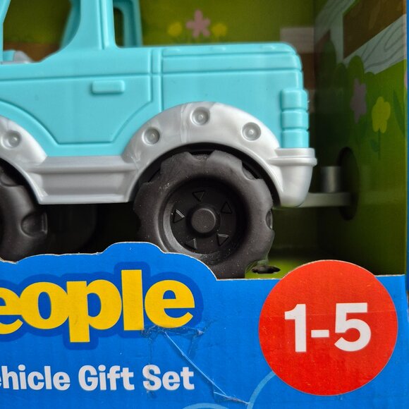 Fisher Price Little People Truckin’ Along Vehicle Gift Set | Educational Toddler - Picture 8 of 8